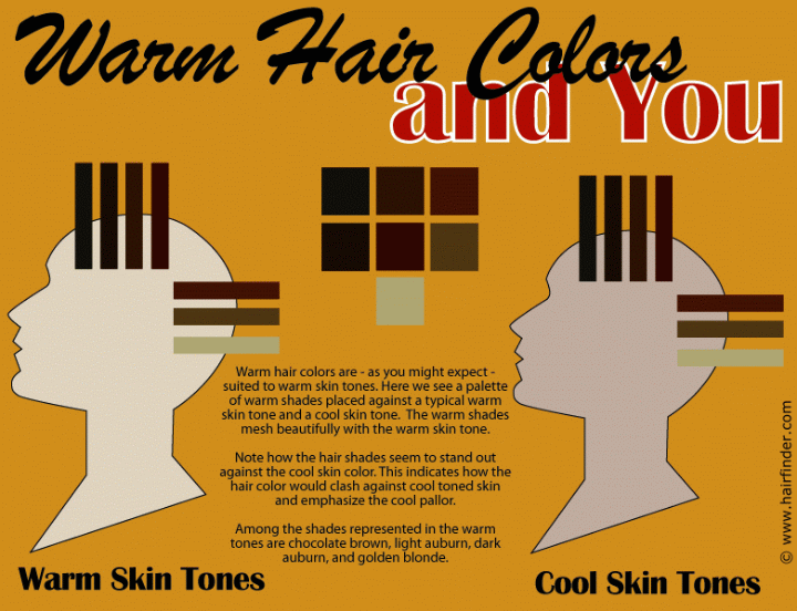 Warm hair colors