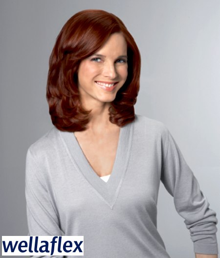 Hairstyle for stressed long hair