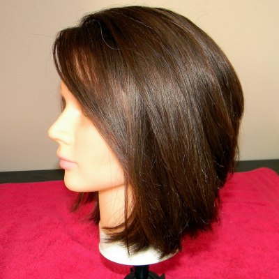 Blow-dry for an angled bob