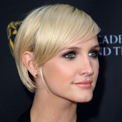 Ashlee Simpson's short haircut