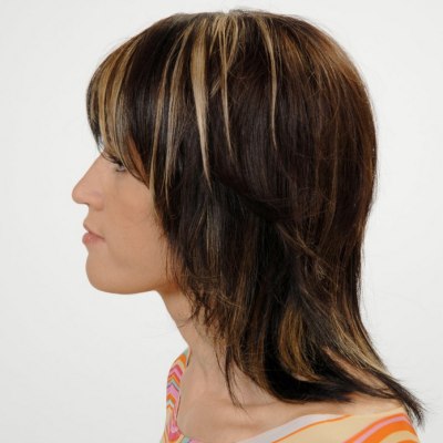 Base cut for hair with layers