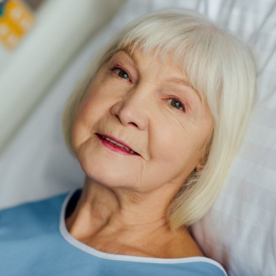 Bedridden older woman