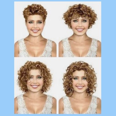 Curly hair length stages