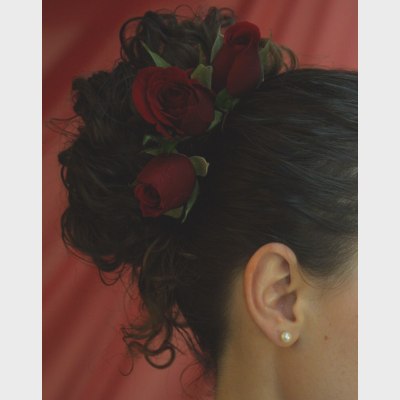 Curly prom hair
