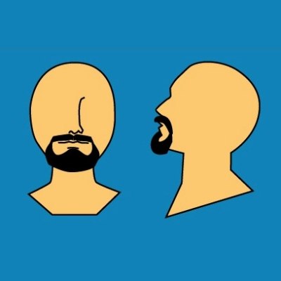 Face hair for men