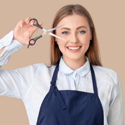 Female hairdresser