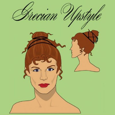 Grecian up-style