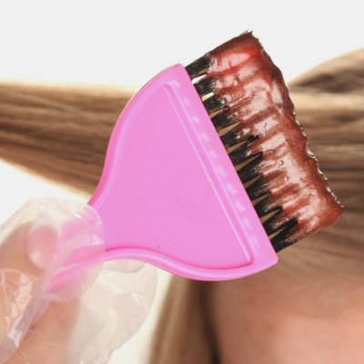 Hair coloring brush