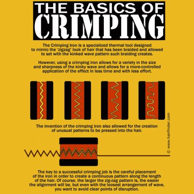 How to for hair crimping