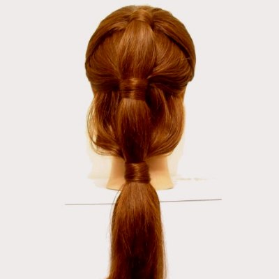 Layered ponytail