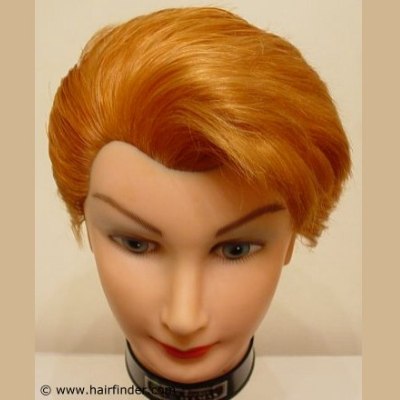Manikin with hair color application