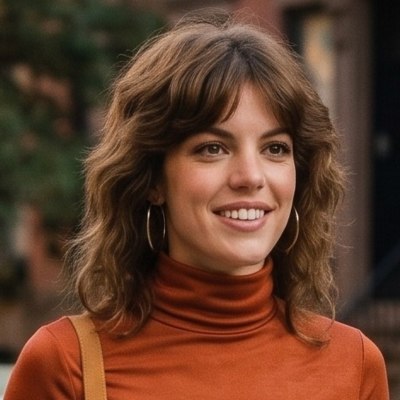 Seventies nylon turtleneck