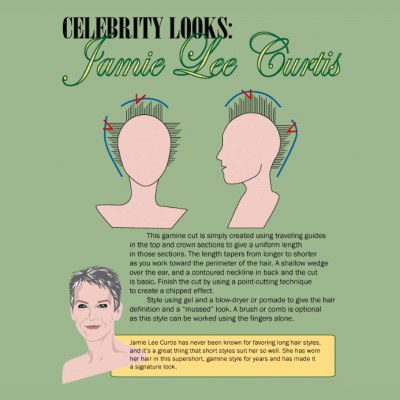 Jamie Lee Curtis hairstyle