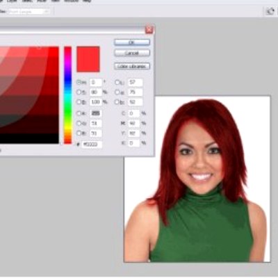 Change hair color in Photoshop