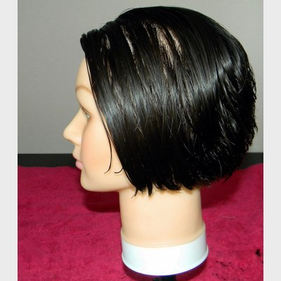 Short inverted bob