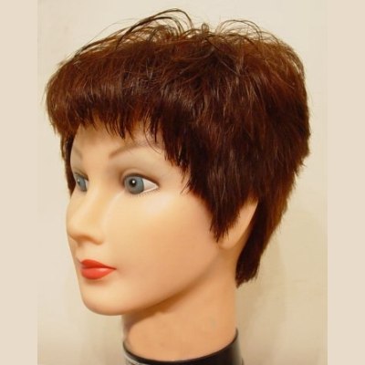 Short layered haircut