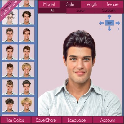 App to try hairstyles for men