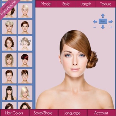 Try on prom hair
