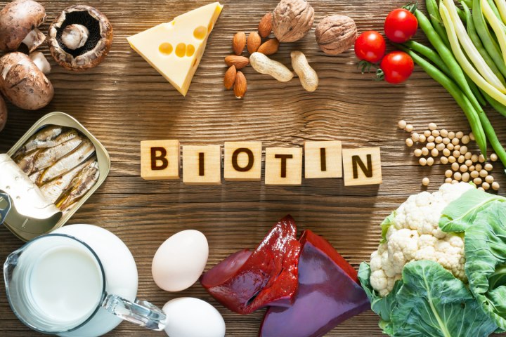 Food with biotin
