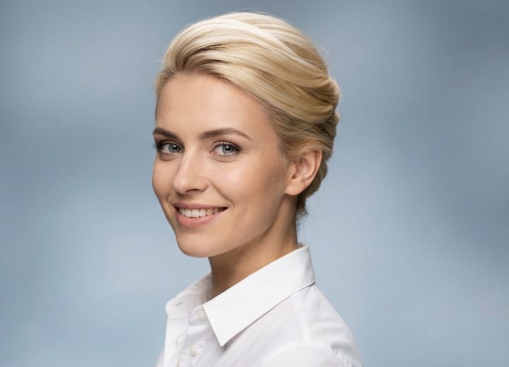 French twist hairstyle