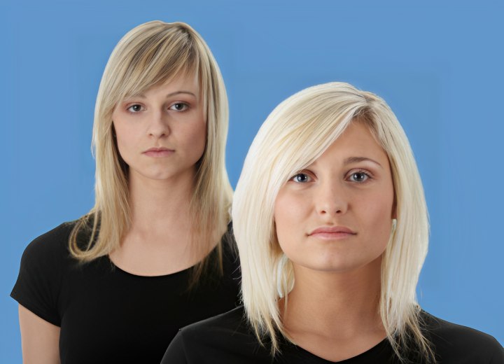 Different body types and hairstyles