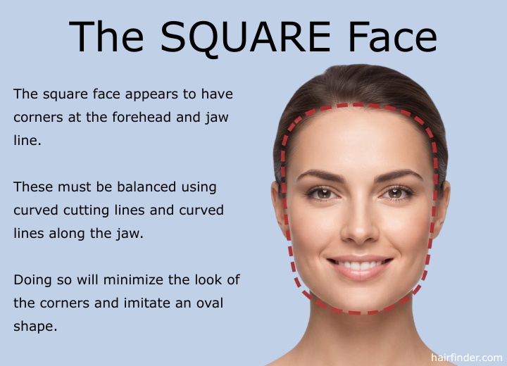 Square face shape