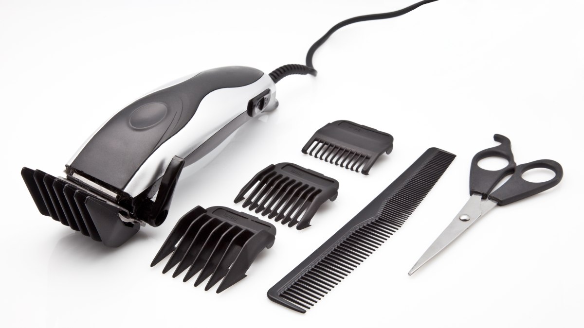 hairdressing scissors and clippers