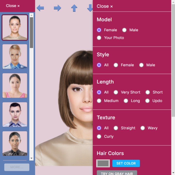 Hairstyles app models