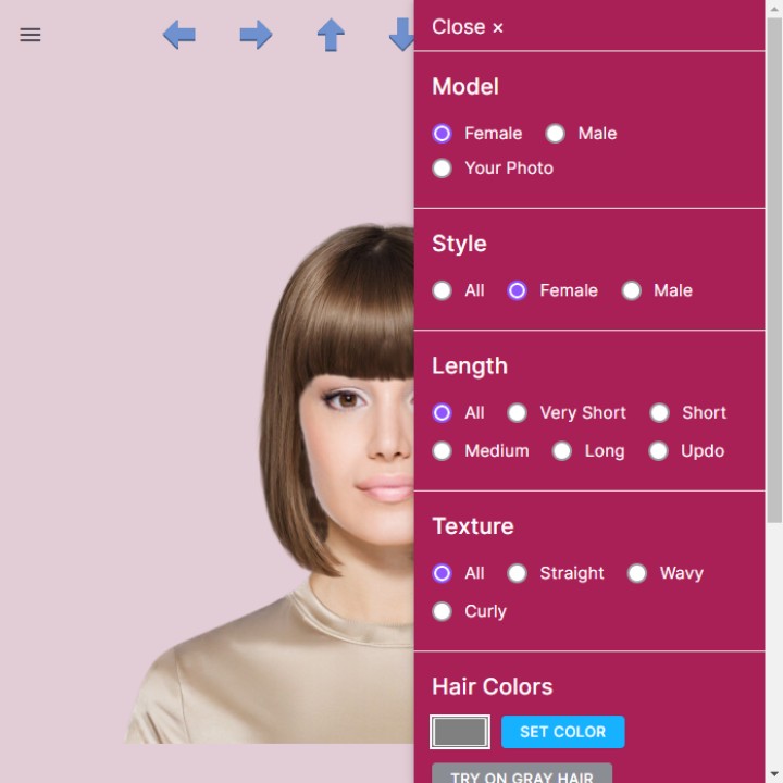 Try hairstyles | Free app for trying out hairstyles on a photo of yourself