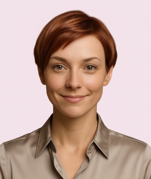 Classic sleek short hair for women