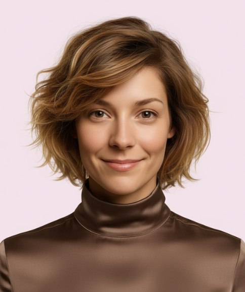 Effortless below the chin bob