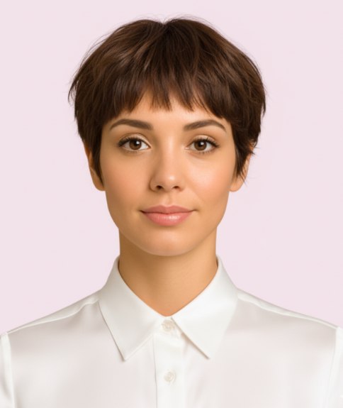 Modern bowl cut hair that hugs your head