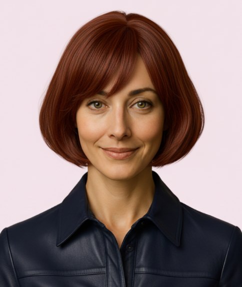 Classic jawline bob for modern women