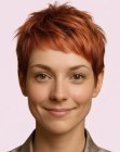 Pixie cut for copper hair