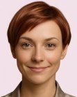 Classic sleek short hairstyle