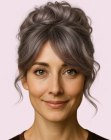 Face-framing updo