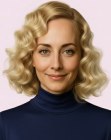 Bob with retro finger waves