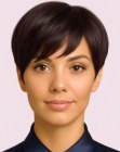 Pixie with side bangs
