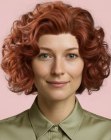 Retro bob with curls