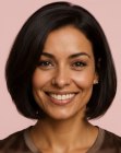 Neck-length bob haircut
