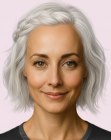 Platinum blonde bob
