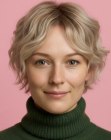 Modern pixie cut