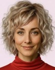 Modern layered bob