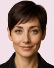 Pixie cut for dark hair