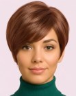 Pixie cut with side bangs