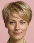 Edgy pixie cut