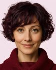 Short cut for a brunette