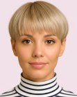 Trendy pixie cut