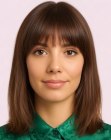 Long bob with bangs