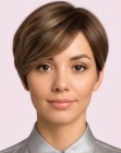 Longish pixie cut